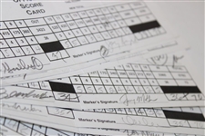 Fifty-Five (55) 1995 BellSouth Senior Classic official Used Scorecards - 8 Major Winners