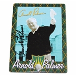 Arnold Palmer Signed Metallic Golf Card JSA ALOA