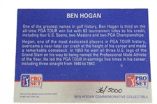 1992 Ben Hogan Ltd Ed Senior PGA Tour Hologram Golf Card #36