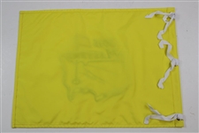 Danny Willett Signed 2016 Masters Embroidered Flag JSA ALOA