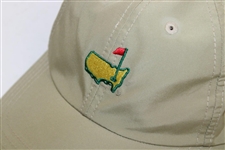 Masters Tournament Embroidered Logo Khaki STAFF Performance Hat