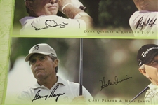 Palmer, Nicklaus, Watson, Player & others Signed 2006 Wendy's Skins Game Poster JSA ALOA