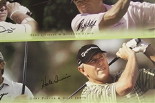 Palmer, Nicklaus, Watson, Player & others Signed 2006 Wendy's Skins Game Poster JSA ALOA