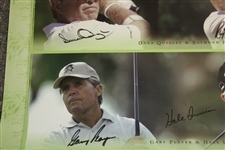 Palmer, Nicklaus, Watson, Player & others Signed 2006 Wendy's Skins Game Poster JSA ALOA