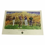 Couples, Watson, Pavin & Jacobsen Signed Ltd Ed 16/150 1995 Skins Game Poster JSA ALOA