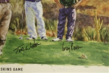Couples, Watson, Pavin & Jacobsen Signed Ltd Ed 16/150 1995 Skins Game Poster JSA ALOA