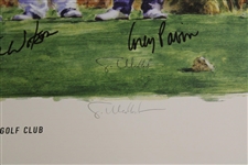 Couples, Watson, Pavin & Jacobsen Signed Ltd Ed 16/150 1995 Skins Game Poster JSA ALOA