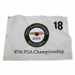 2005 PGA Championship at Baltusrol Embroidered Flag - Mickelson Winner