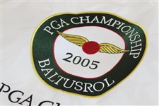 2005 PGA Championship at Baltusrol Embroidered Flag - Mickelson Winner