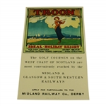 Troon Ideal Holiday Resort Poster Ad