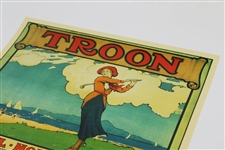 Troon Ideal Holiday Resort Poster Ad