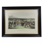 The Golfers A Grand Match Played Over St. Andrews Links - Framed