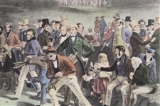 The Golfers' A Grand Match Played Over St. Andrews Links - Framed