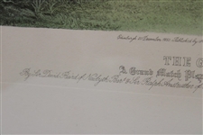 The Golfers' A Grand Match Played Over St. Andrews Links - Framed
