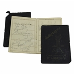 Horton, Hagen, Sarazen, Jack White, Dutra & 3 Others Signed Autograph Booklet JSA ALOA