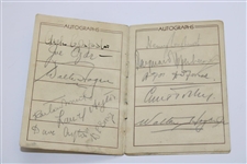 Horton, Hagen, Sarazen, Jack White, Dutra & 3 Others Signed Autograph Booklet JSA ALOA