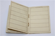 Horton, Hagen, Sarazen, Jack White, Dutra & 3 Others Signed Autograph Booklet JSA ALOA