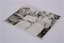 Gene Sarazen 1935 Masters with Grantland Rice & Craig Wood Photo