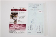 Gene Sarazen Signed 1995 Check to Augusta National Golf Club JSA# E59934