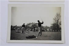 Three (3) Craig Wood at the 1941 Masters Tournament Original Photos