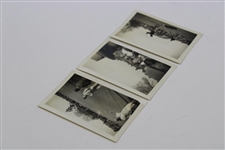 Three (3) Craig Wood at the 1941 Masters Tournament Original Photos