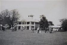Augusta National Golf Club Clubhouse at 1941 Masters Tournament Original Photo