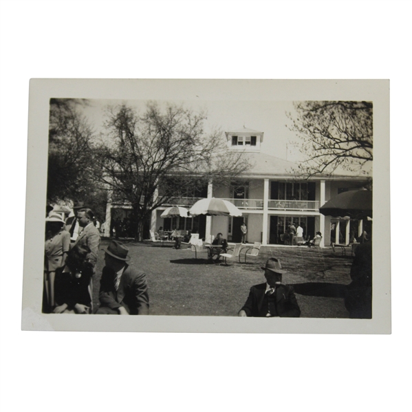 Bobby Jones on the Patio at the 1941 Masters Tournament Original Photo