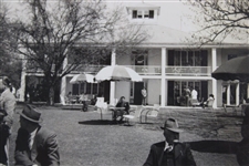 Bobby Jones on the Patio at the 1941 Masters Tournament Original Photo