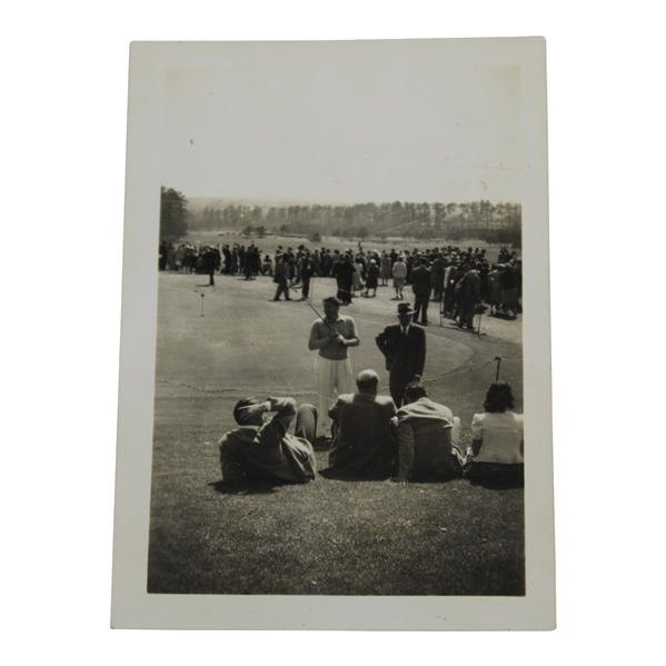 Bobby Jones on the Course at the 1941 Masters Tournament Original Photo