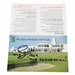 Tony Jacklin Signed Royal Birkdale Scorecard JSA ALOA