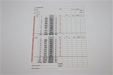 Tony Jacklin Signed Royal Birkdale Scorecard JSA ALOA