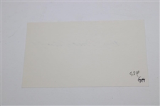 Cary Middlecoff Signed Index Card JSA ALOA