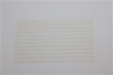 Herman Keiser Signed Index Card JSA ALOA