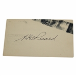 Henry Picard Signed Postcard JSA ALOA