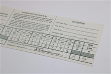 David Graham's 1989 US Open At Oak Hill Country Club Used Scorecard JSA ALOA