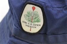 1981 US Open at Merion Golf Club Patch Navy Blue Bucket Hat