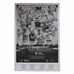 Nicklaus, Player, Trevino & Others Signed 2022 3M Greats of Golf Poster - Matted JSA ALOA