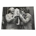 1936 Scotland Curtis Cup At Gleneagles Shared Winners Press Photo 