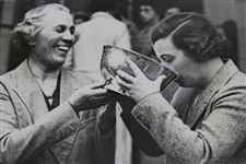 1936 Scotland Curtis Cup At Gleneagles Shared Winners Press Photo 