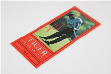 Rare Tiger Woods - Nike Ltd Ed First Tiger Woods Victory Scorecard - Issued to Campers Circa 1996