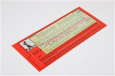 Rare Tiger Woods - Nike Ltd Ed First Tiger Woods Victory Scorecard - Issued to Campers Circa 1996
