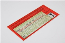 Rare Tiger Woods - Nike Ltd Ed First Tiger Woods Victory Scorecard - Issued to Campers Circa 1996