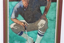 Original Bart Forbes Payne Stewart Painting Golf's Greatest Card Set w/Signature JSA ALOA