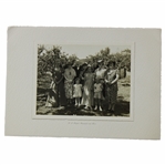 Professional Photograph Of J H Taylor And His Family