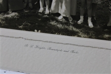 Professional Photograph Of J H Taylor And His Family