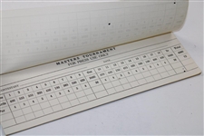 Five (5) Unused Masters Tournament Scorecards For Press Use Only 1964 On Back