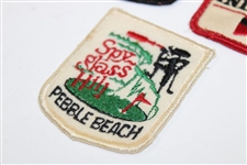 Three (3) Embroidered Patches Including Spy Glass Pebble Beach