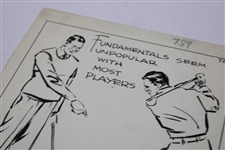 Original Drawing For An Alex Morrison Instruction Article With A Copy Of The Article Included