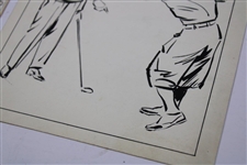 Original Drawing For An Alex Morrison Instruction Article With A Copy Of The Article Included