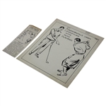 Original Drawing For An Alex Morrison Instruction Article With A Copy Of The Article Included
